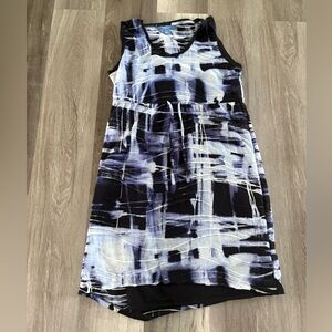 Simply Vera Vera Wang Black and White Sleeveless Sundress